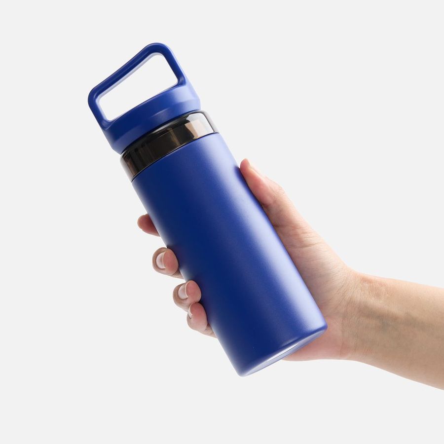 Термостакан Leval с ситечком синий