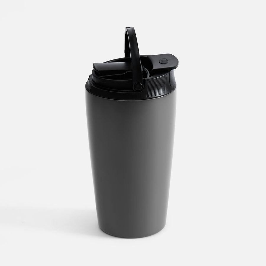 Термостакан с двумя поильниками Duetta серый