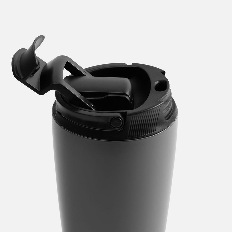 Термостакан с двумя поильниками Duetta серый