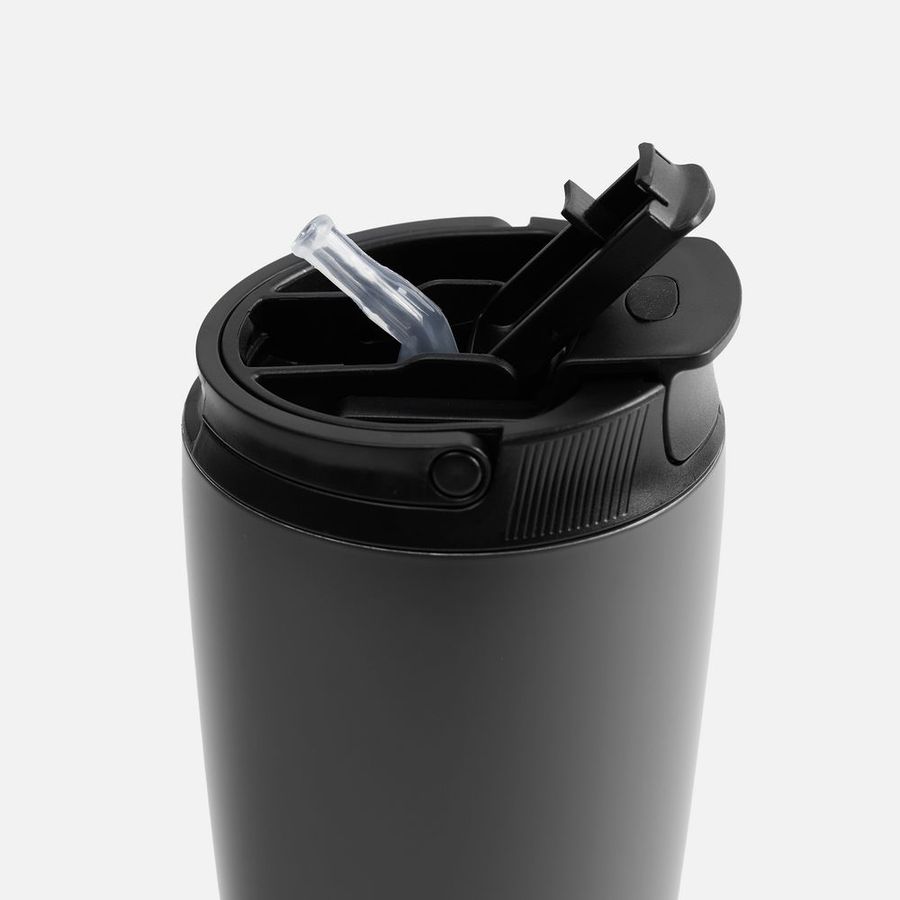 Термостакан с двумя поильниками Duetta серый