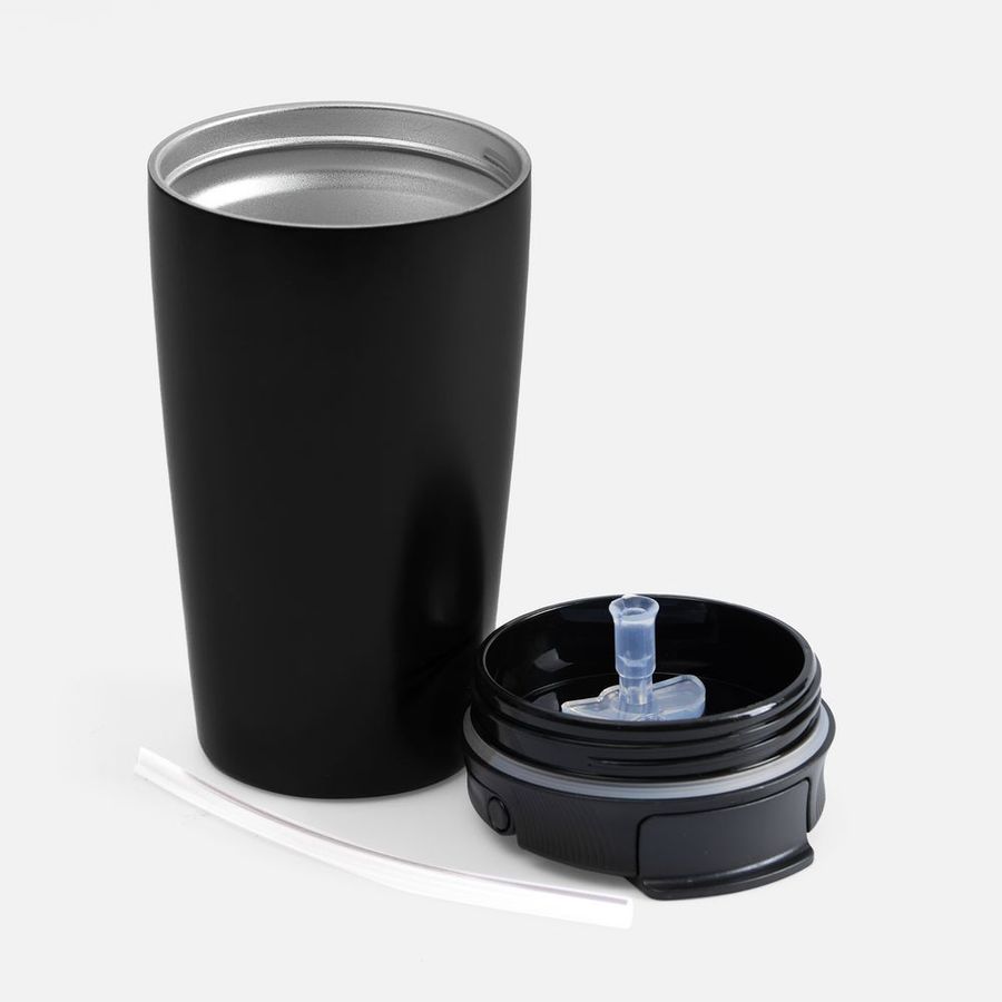 Термостакан с двумя поильниками Duetta черный