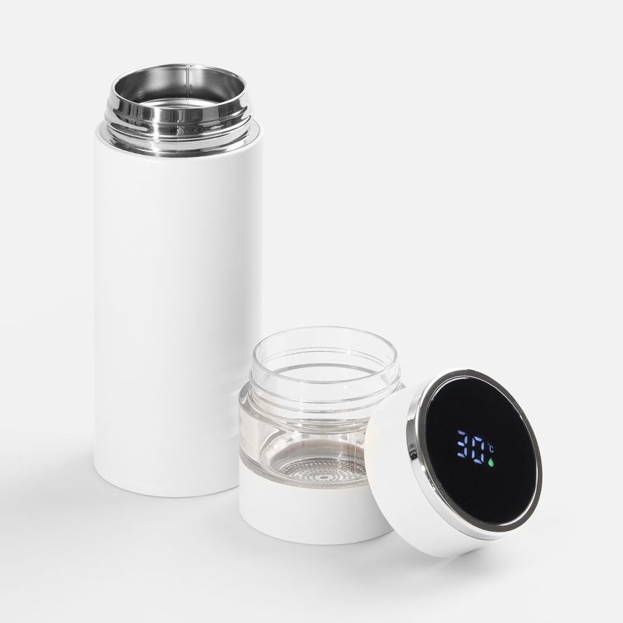 Смарт-бутылка с инфьюзером Thermory белая