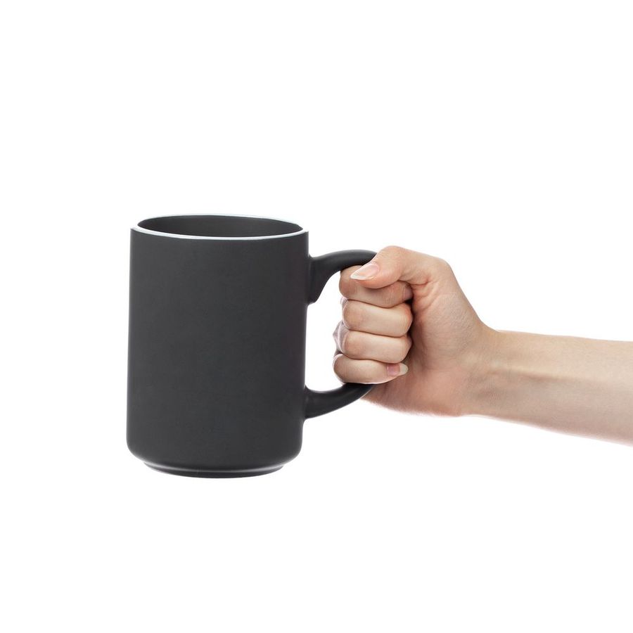 Кружка Mugful темно-серая (графитовая)