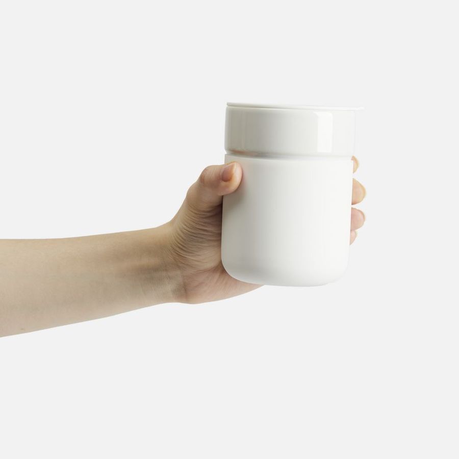 Кружка Nabo с силиконовым держателем белая