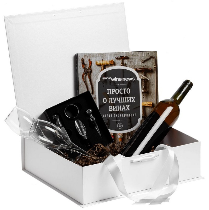 Коробка на лентах Tie Up, белый