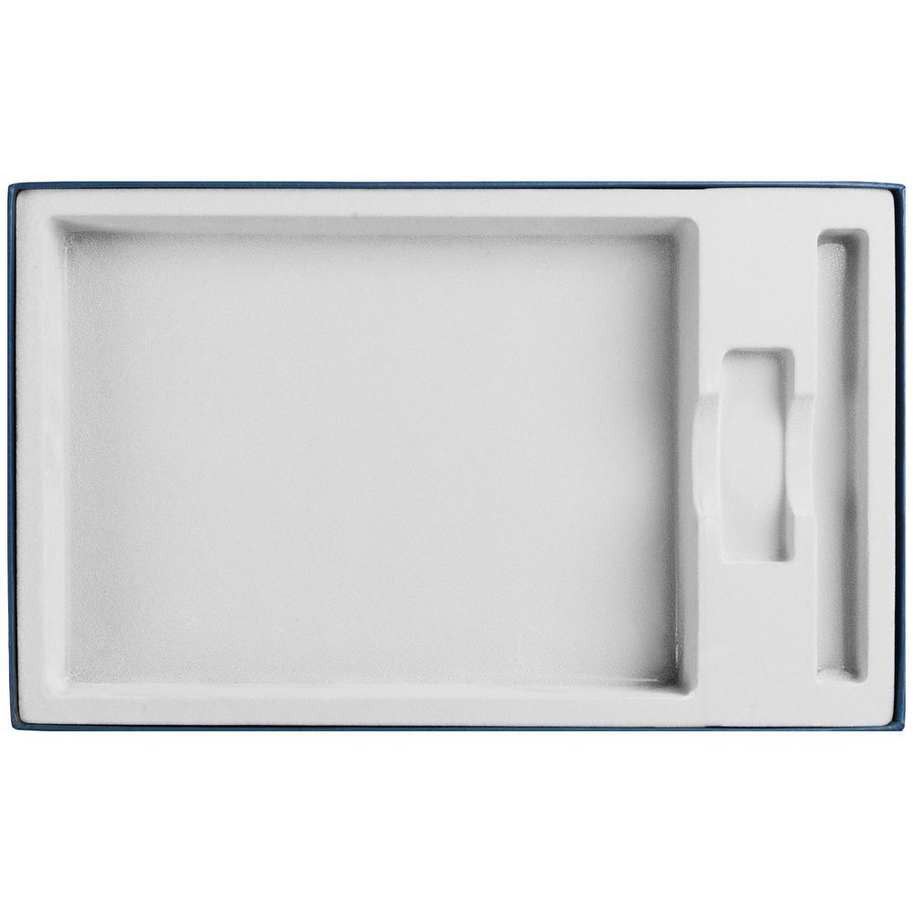 Коробка In Form с ложементом под ежедневник флешку ручку ver. 2 синяя