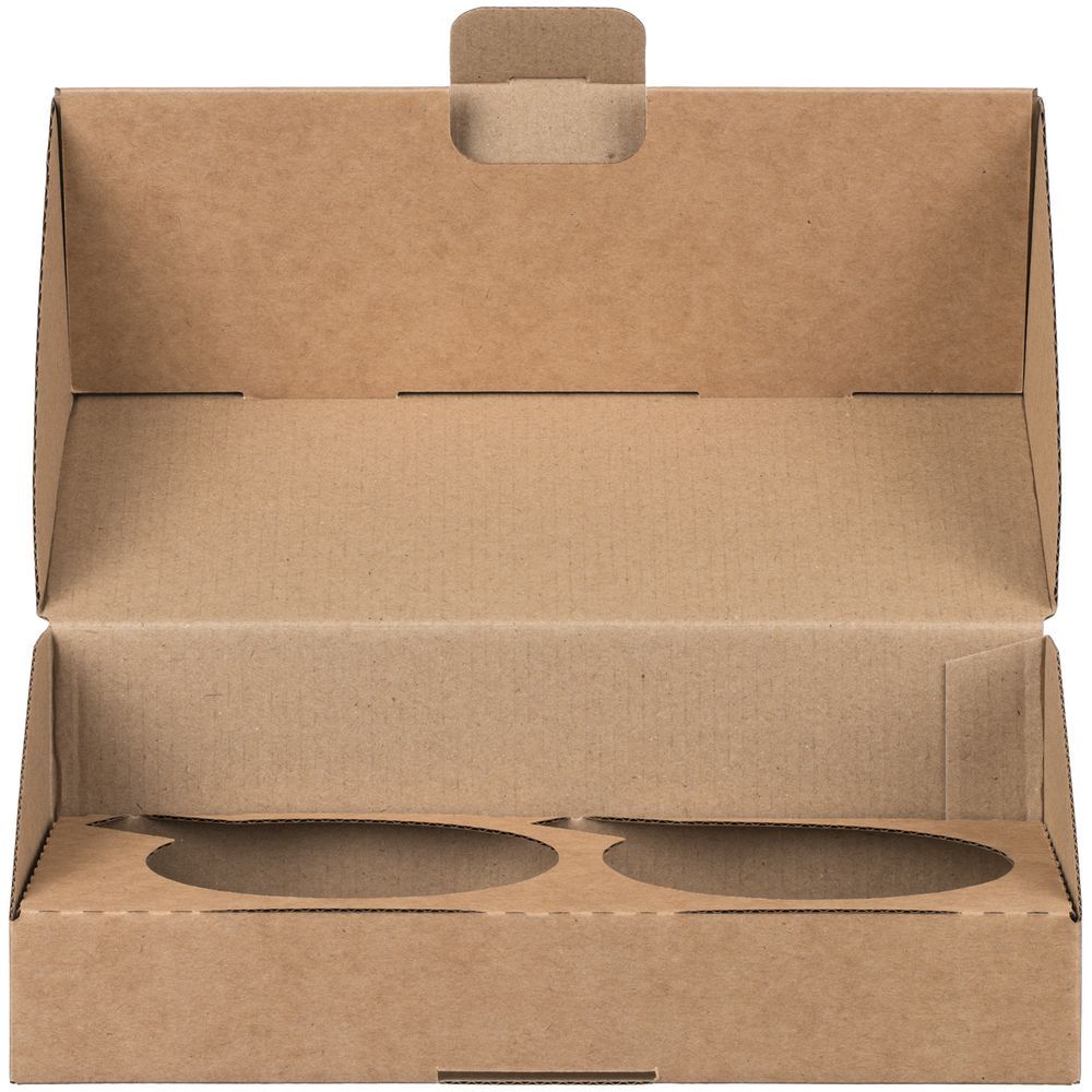 Коробка Klep для двух кружек крафт