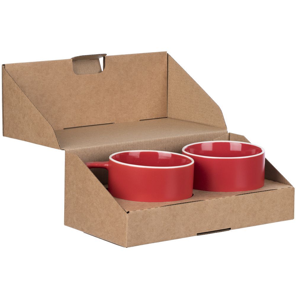 Коробка Klep для двух кружек крафт