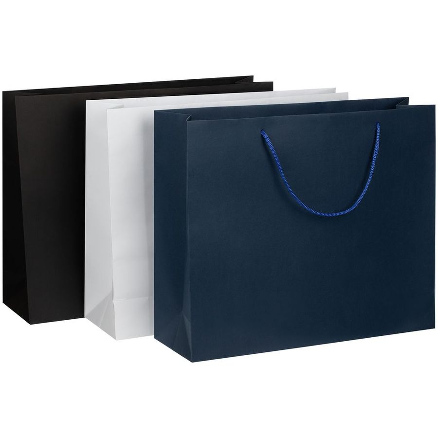 Пакет бумажный Arc L синий