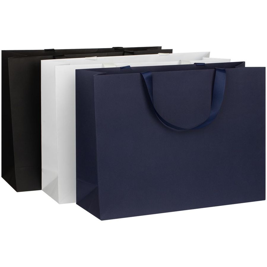 Пакет бумажный Manilla L черный