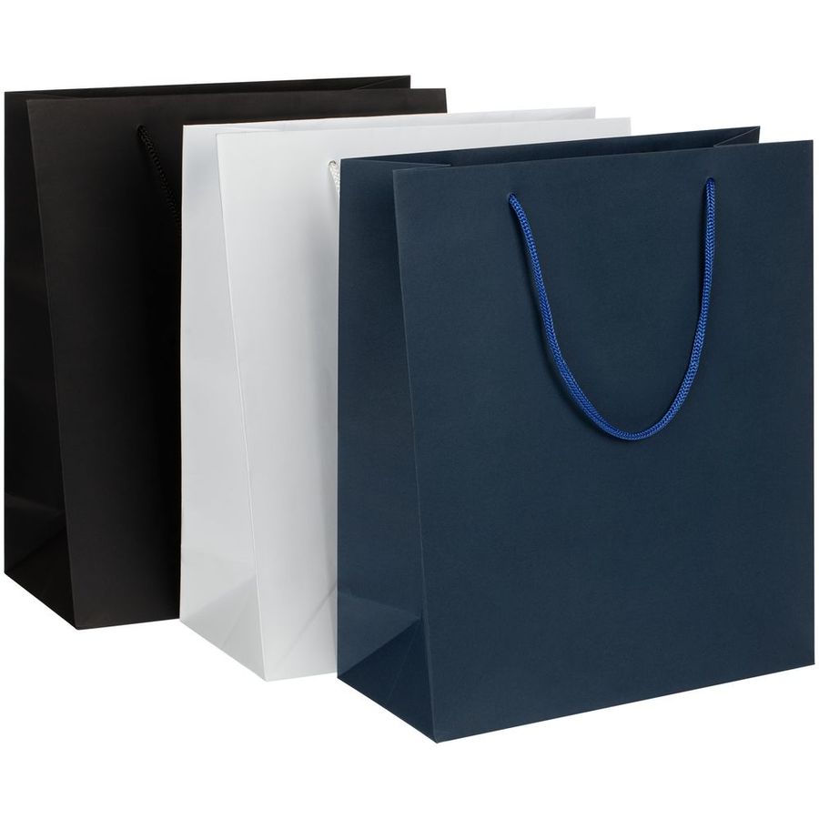 Пакет бумажный Vid L черный