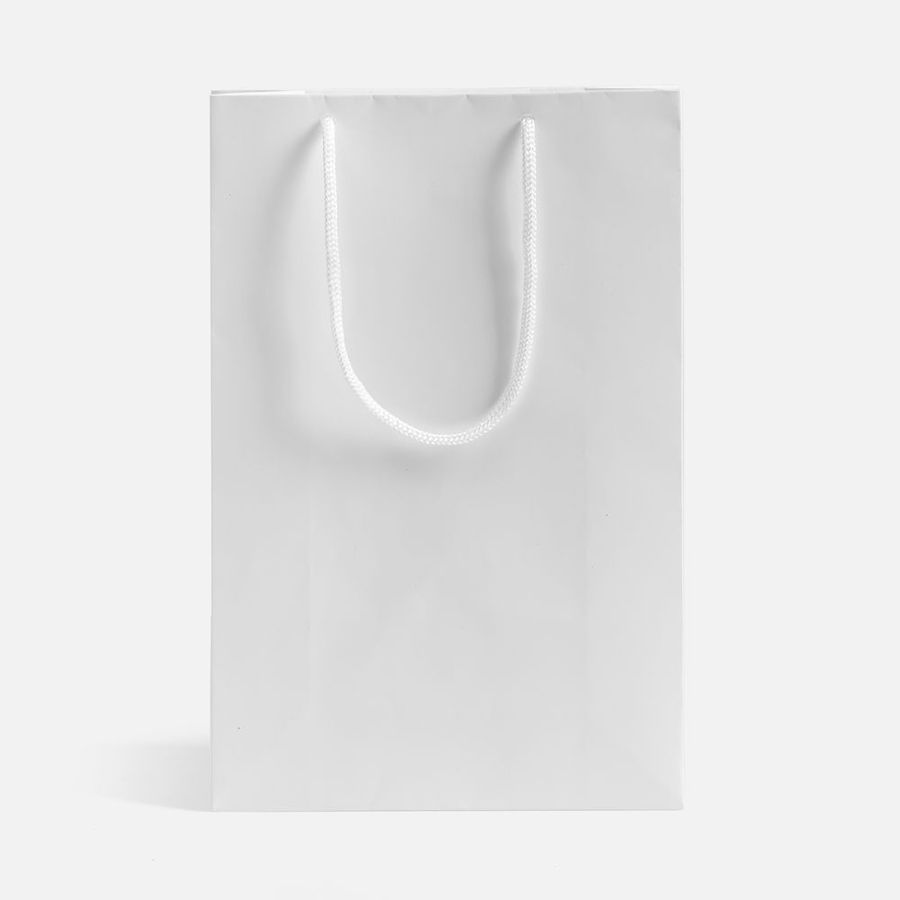 Пакет бумажный с ламинацией Lami S белый