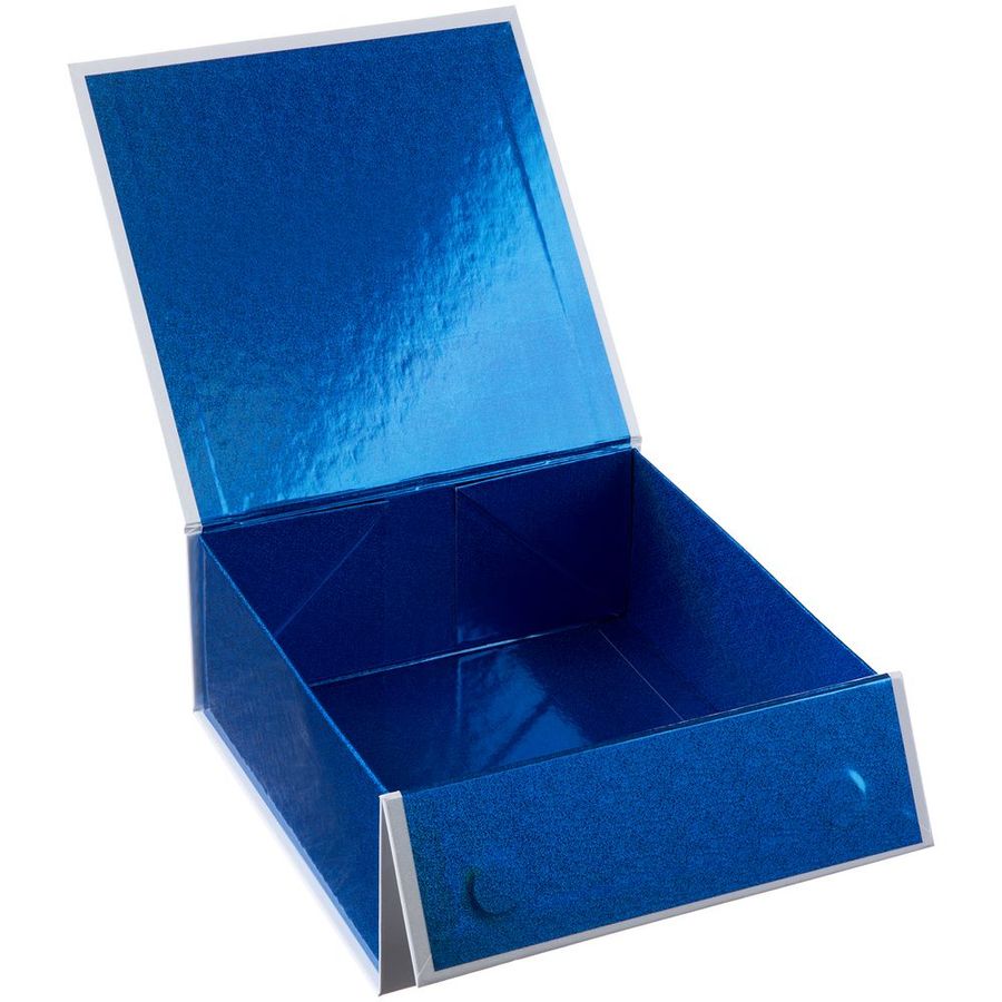 Коробка складная Gallant M белая с синим