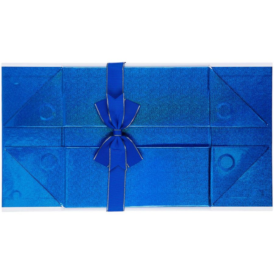 Коробка складная Gallant M белая с синим