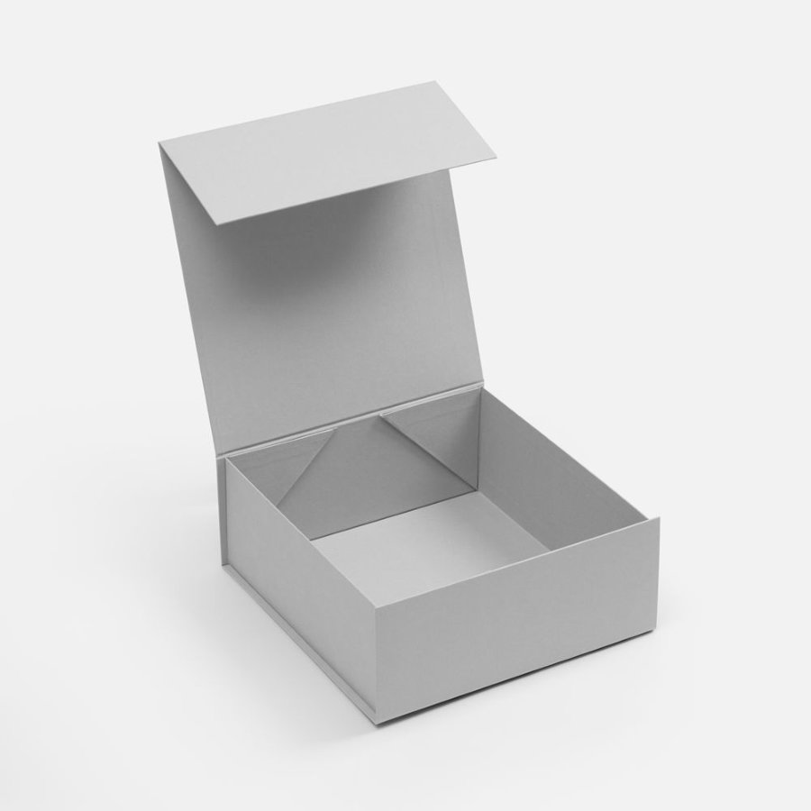 Коробка складная Quadra Fold серая