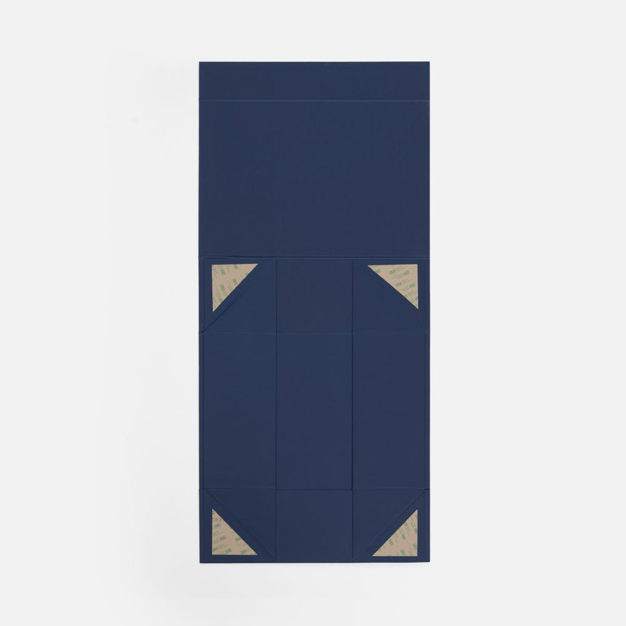 Коробка складная Quadra Fold темно-синяя