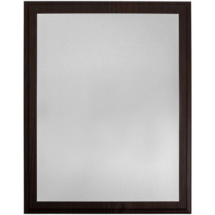 Плакетка Plaque XL венге с серебристой пластиной