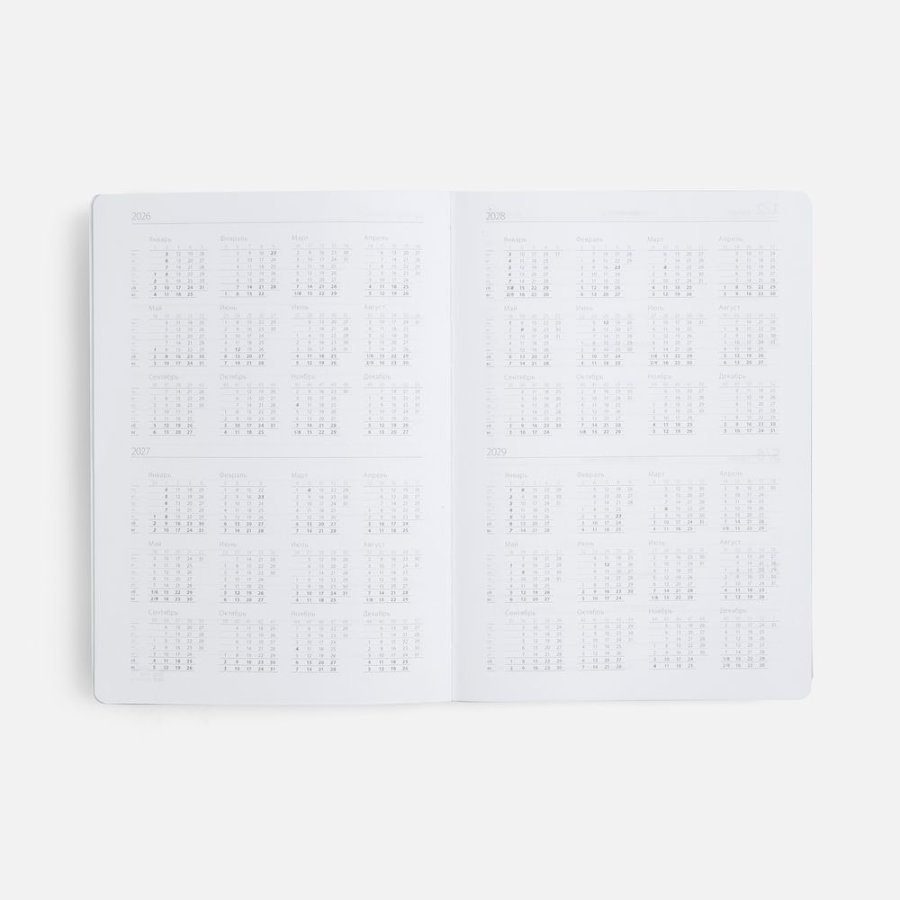 Ежедневник Must Metal датированный красный