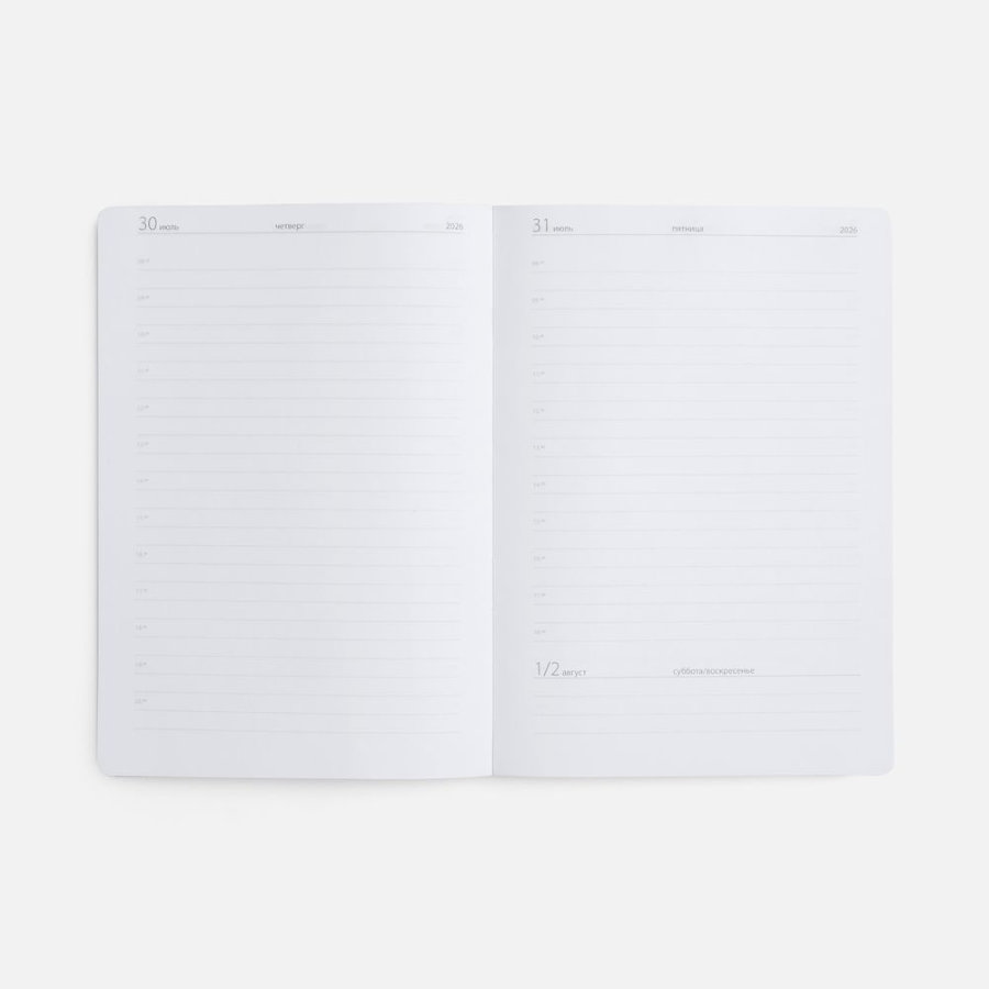 Ежедневник Must Metal датированный черный