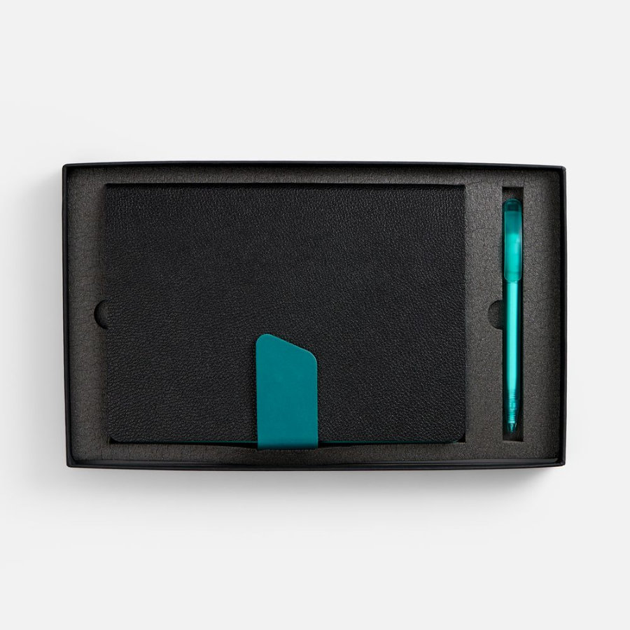 Набор Boom черный с бирюзовым