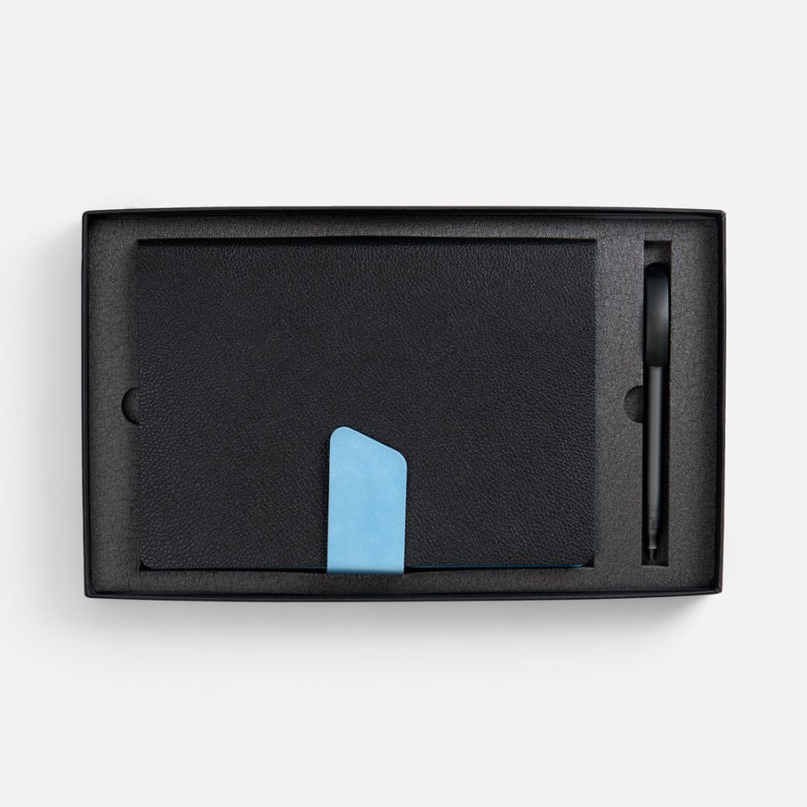 Набор Boom черный с голубым