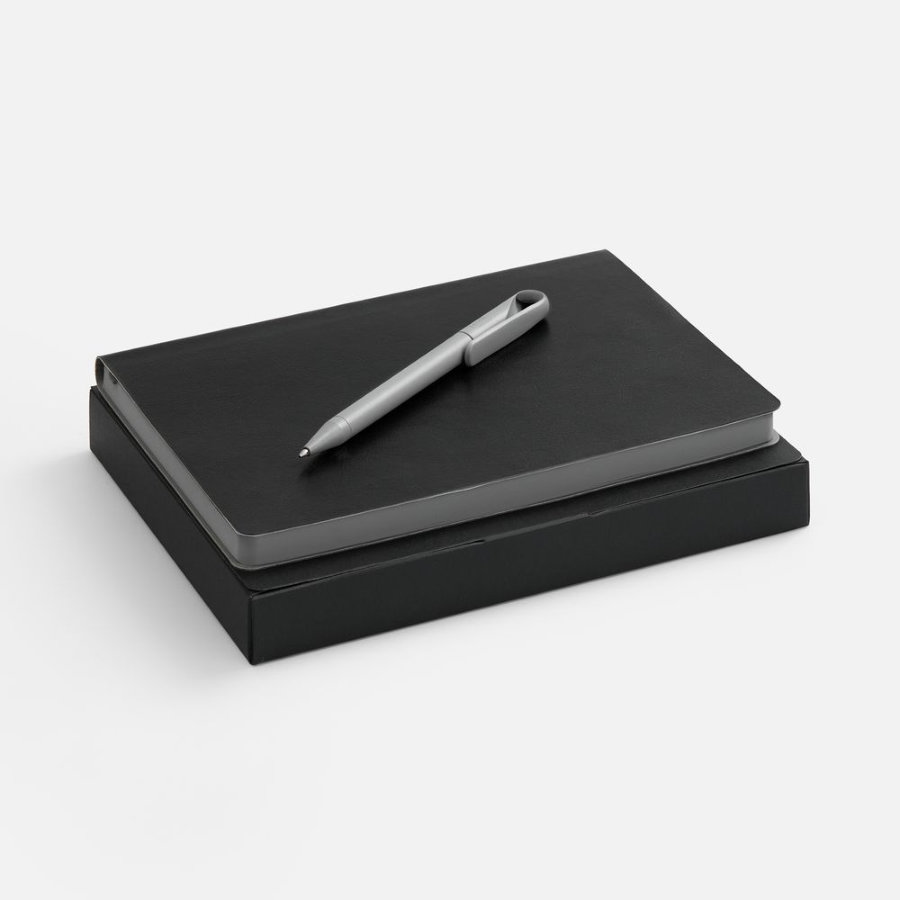 Набор Doppio черный с серым