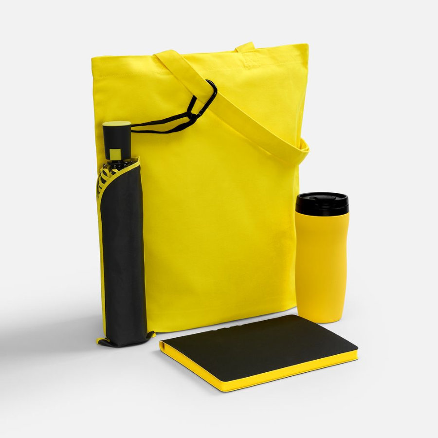 Набор Flexpen Black Walk черный с желтым