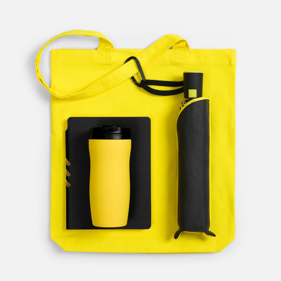 Набор Flexpen Black Walk черный с желтым