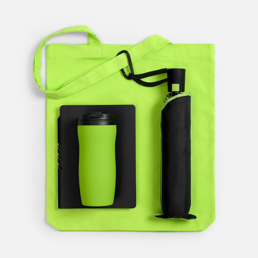 Набор Flexpen Black Walk черный с зеленым