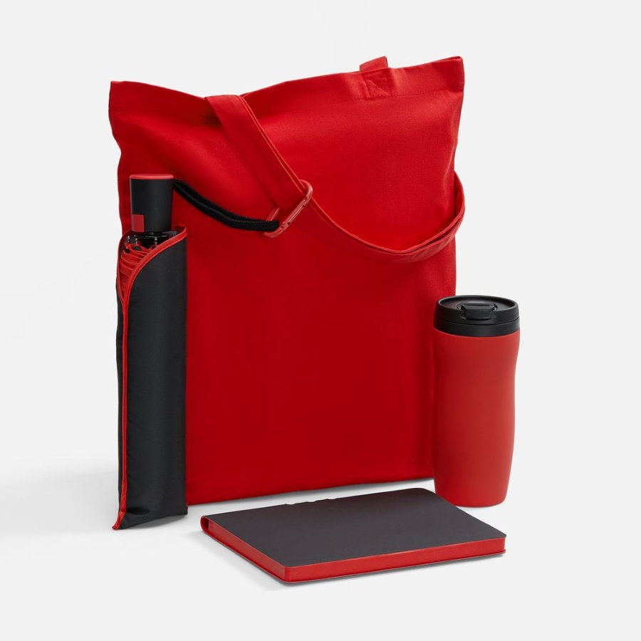 Набор Flexpen Black Walk черный с красным