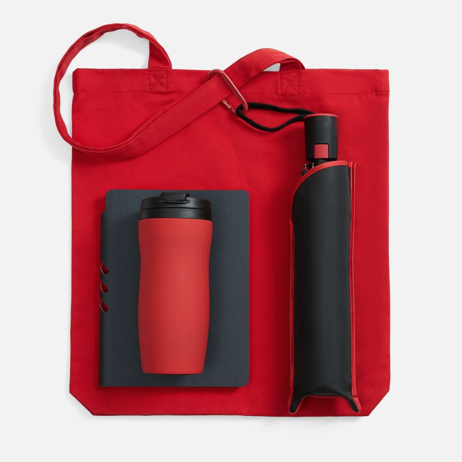 Набор Flexpen Black Walk черный с красным