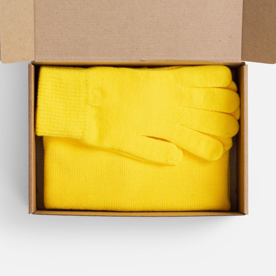 Набор Knit Warm желтый