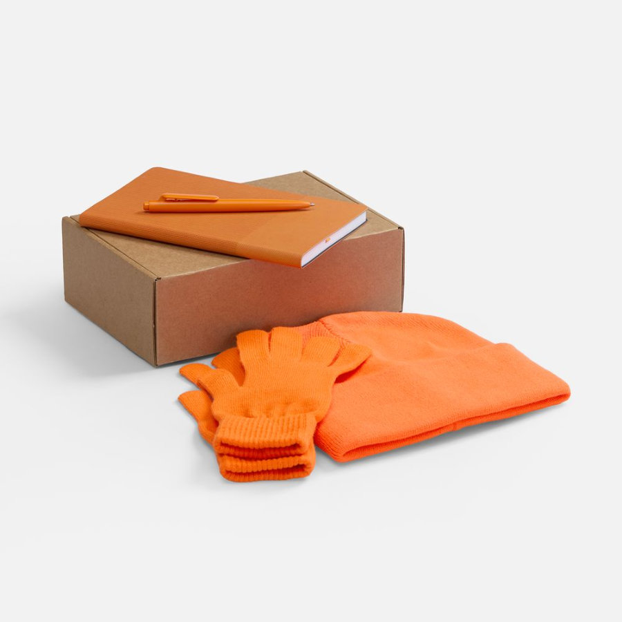 Набор Knit Warm оранжевый