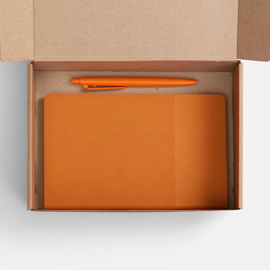 Набор Knit Warm оранжевый