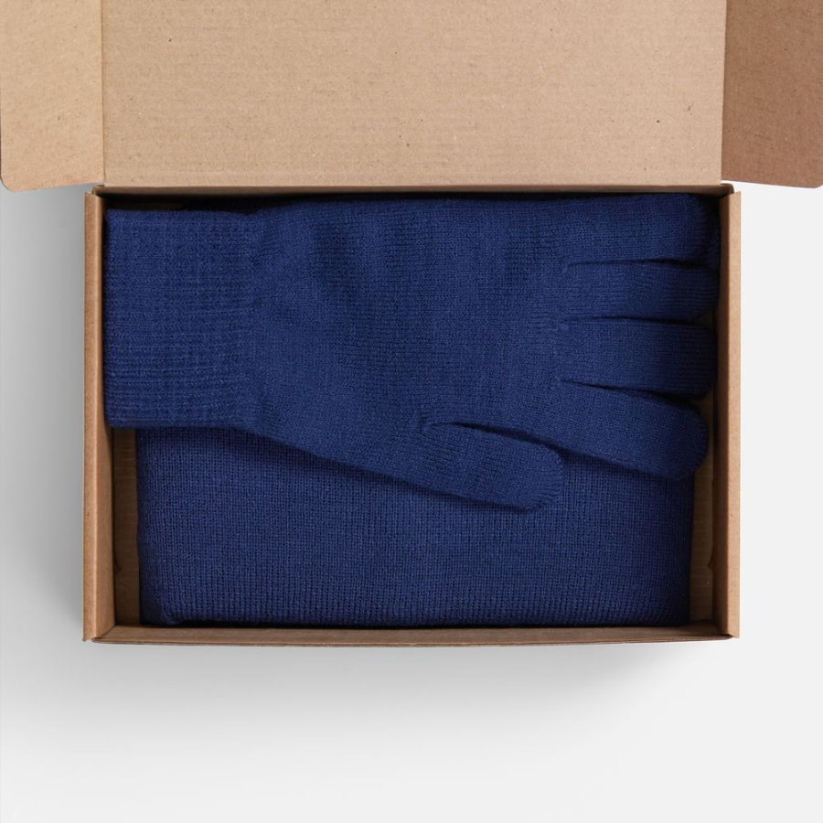 Набор Knit Warm синий