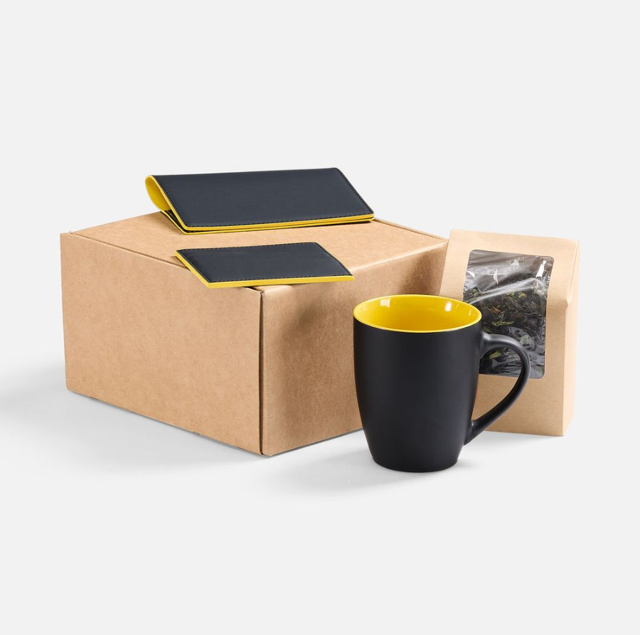 Набор Multimo Tea черный с желтым