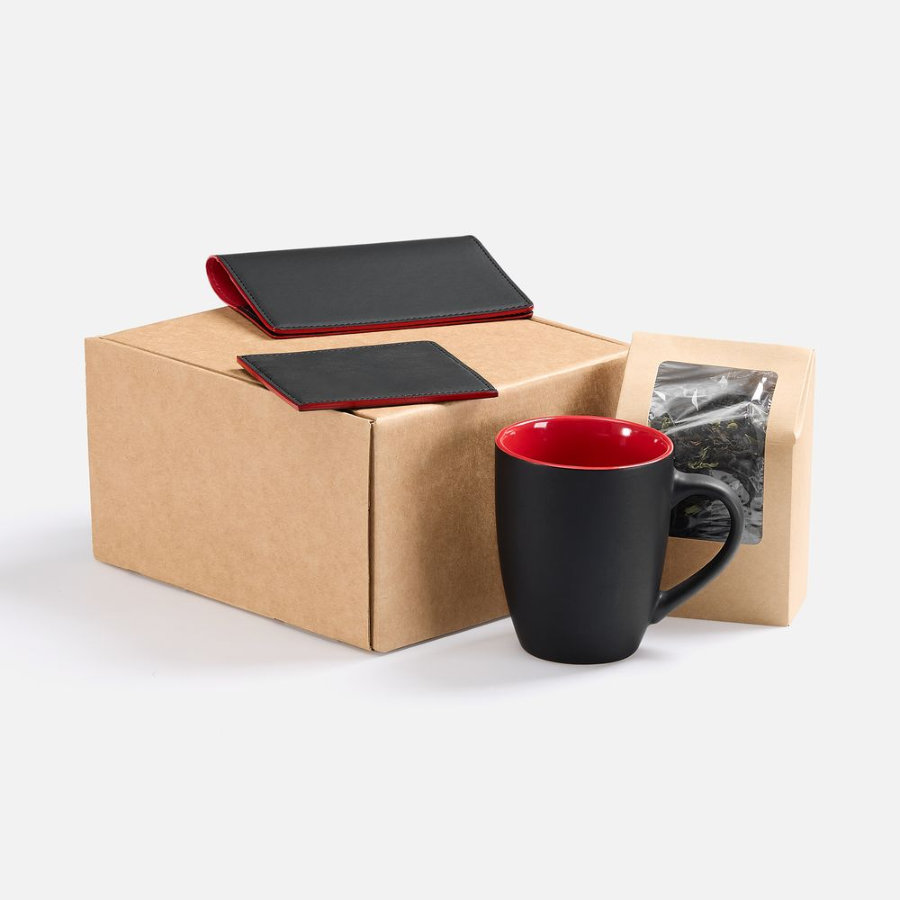 Набор Multimo Tea черный с красным