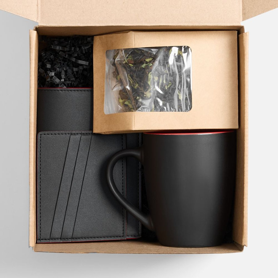 Набор Multimo Tea черный с красным