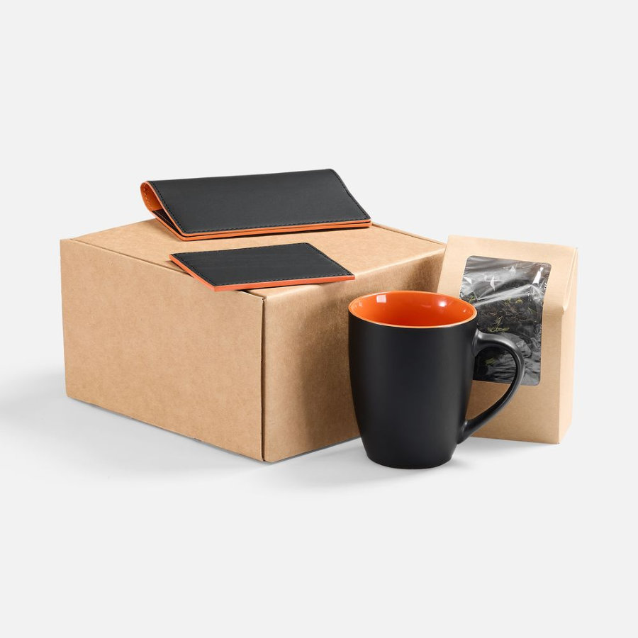 Набор Multimo Tea черный с оранжевым