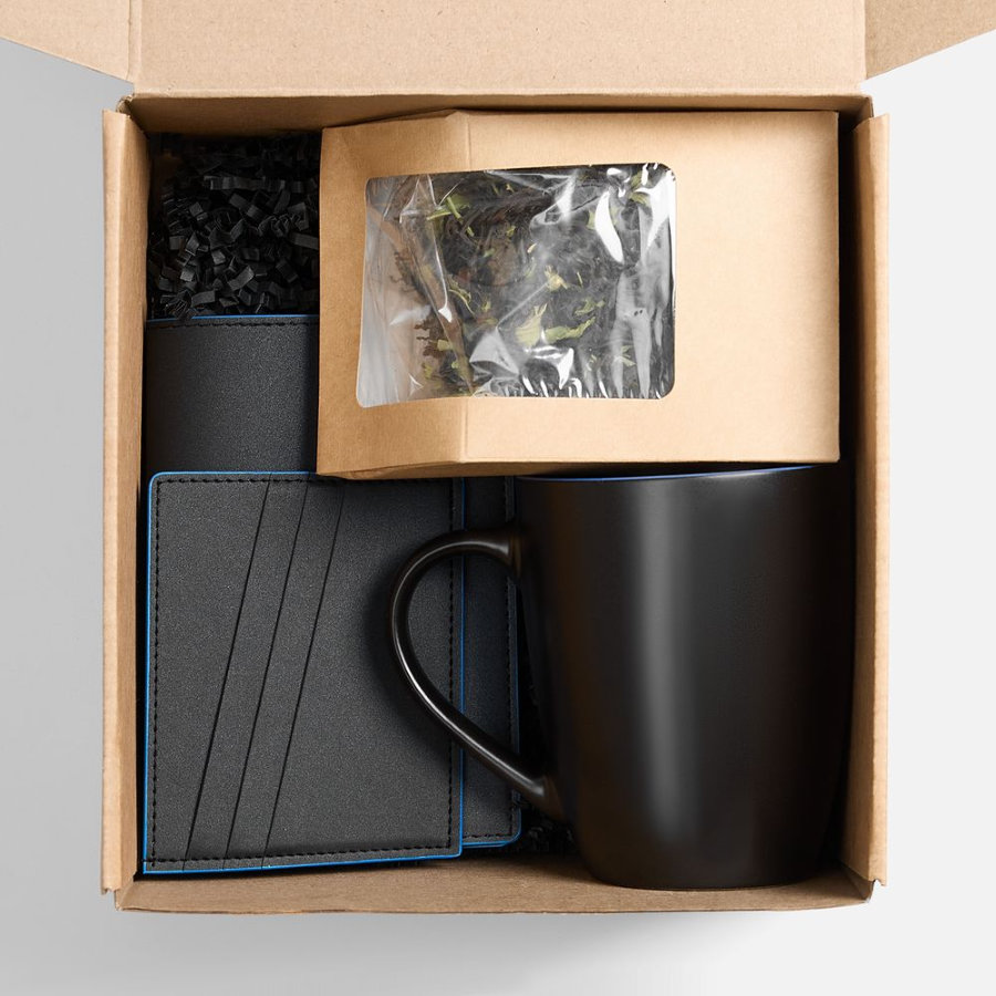 Набор Multimo Tea черный с синим