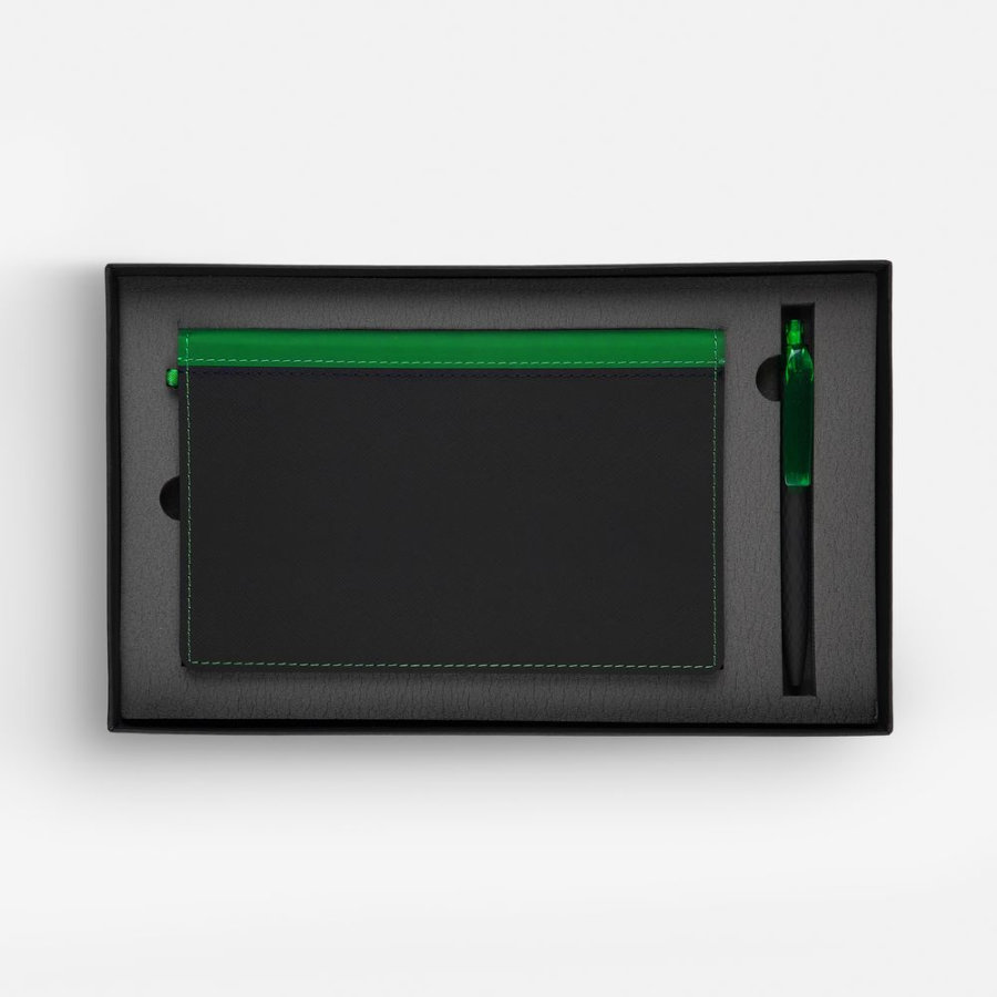 Набор Nice Twice черный с зеленым