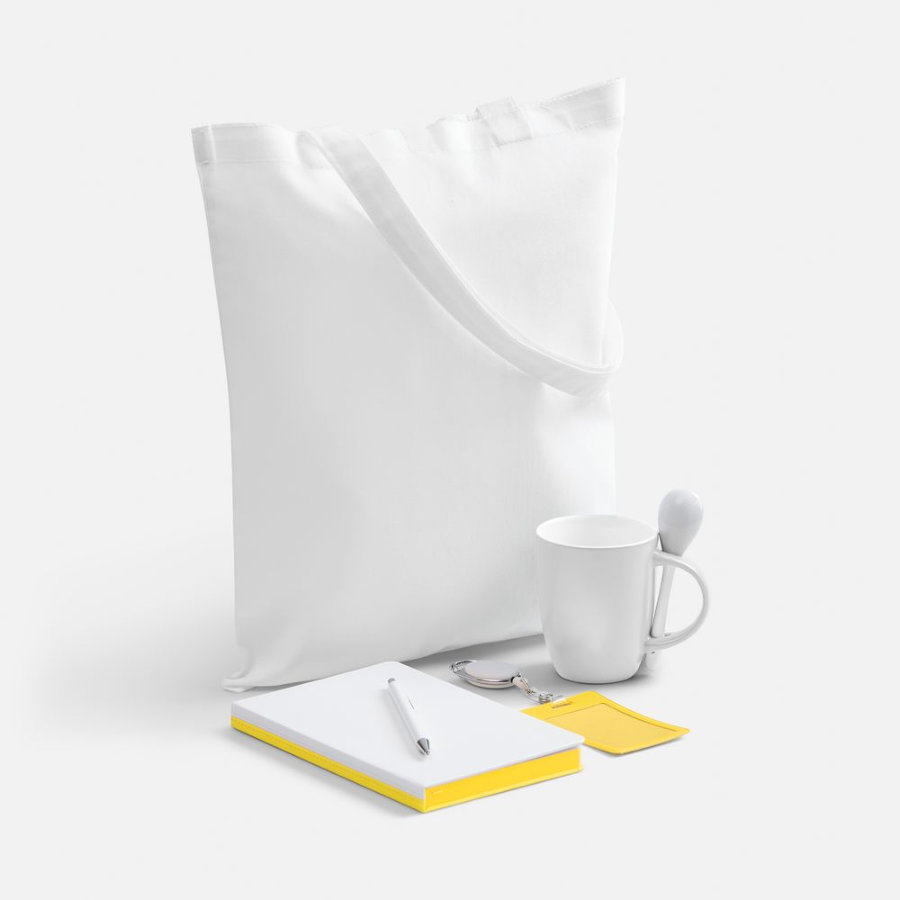 Набор Welcome Pack желтый с белым