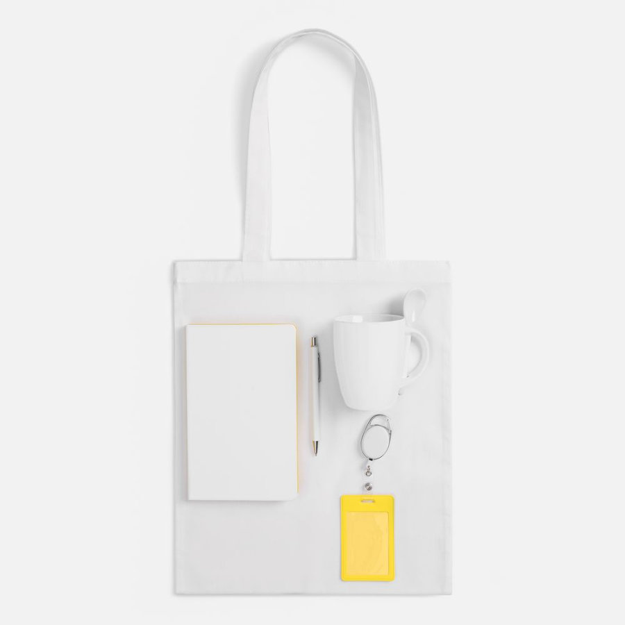 Набор Welcome Pack желтый с белым