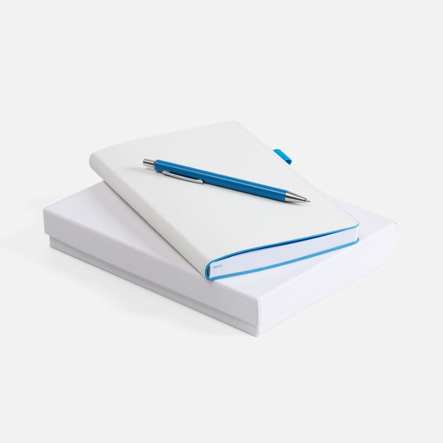 Набор White Shall бело-голубой