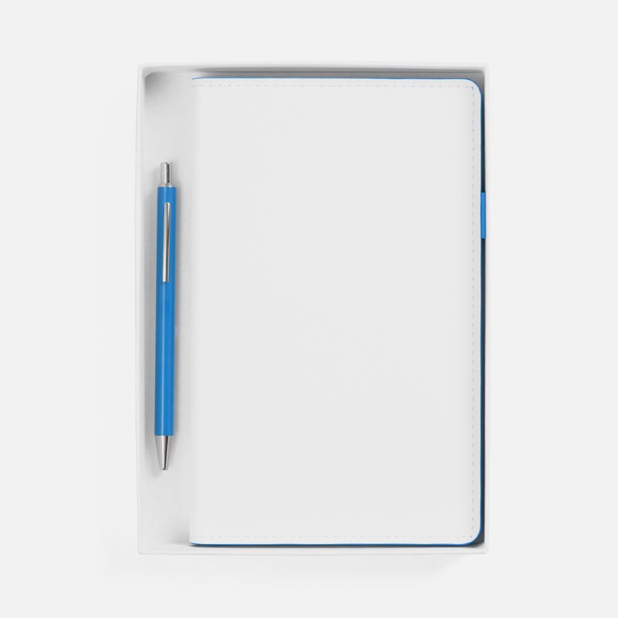 Набор White Shall бело-голубой