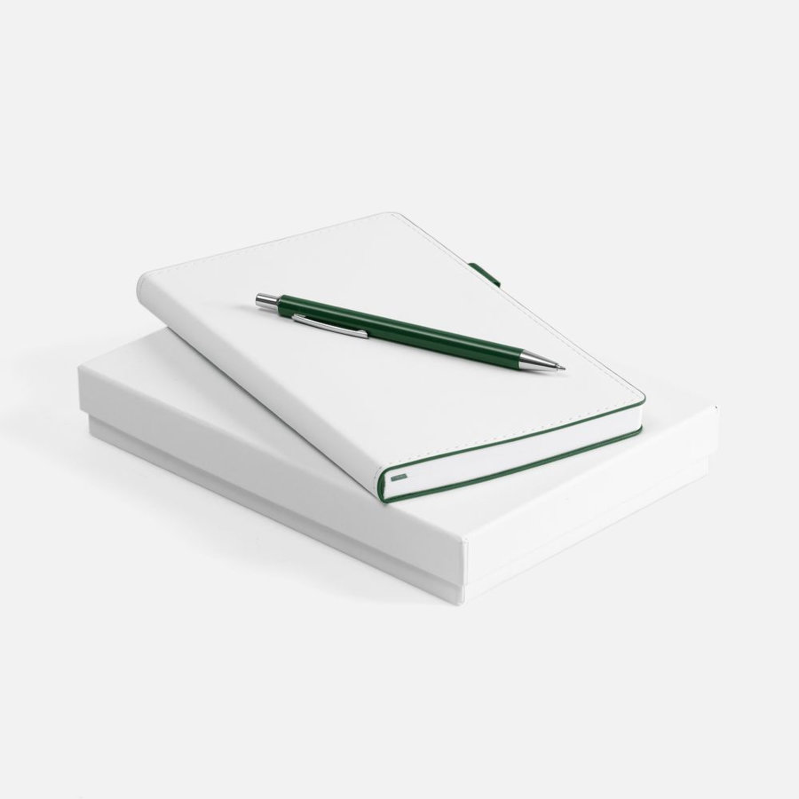 Набор White Shall бело-зеленый