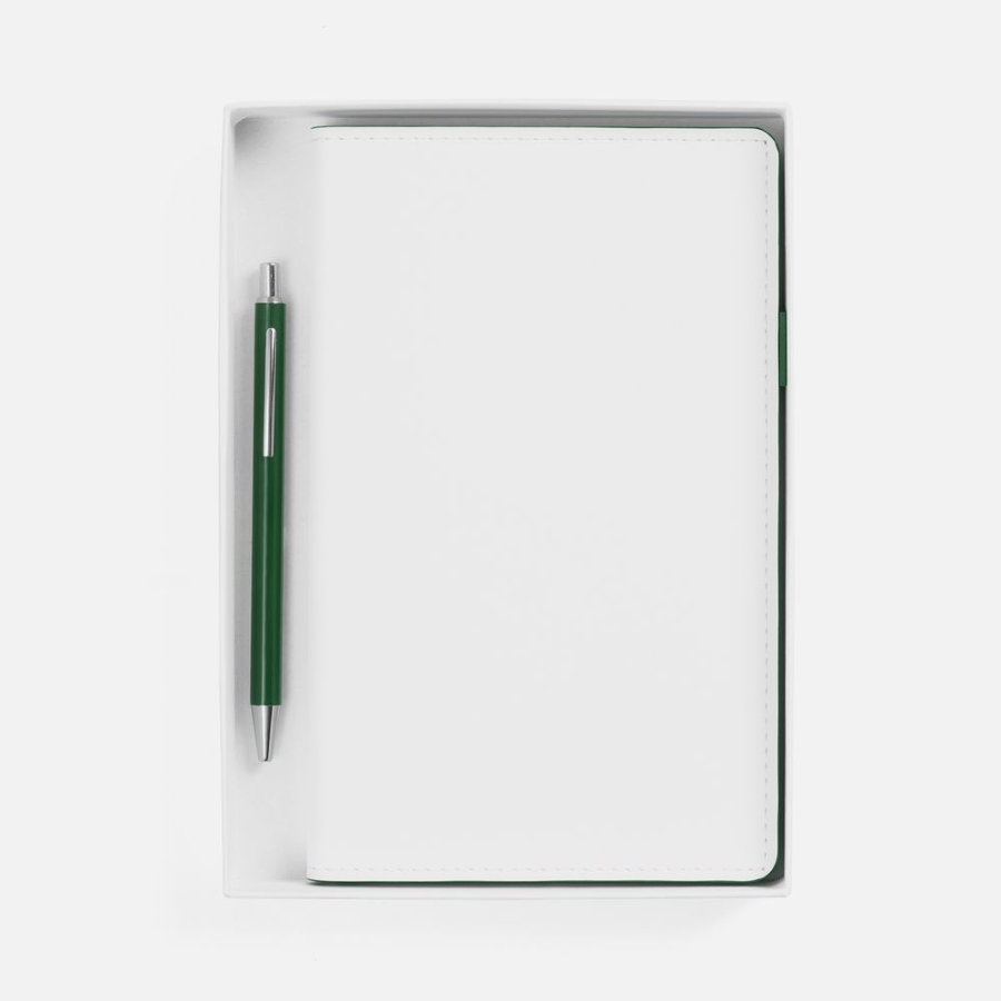 Набор White Shall бело-зеленый