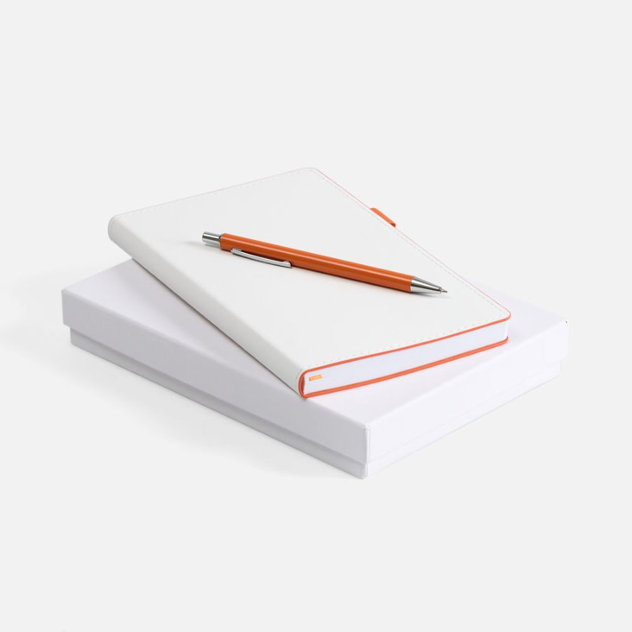 Набор White Shall бело-оранжевый