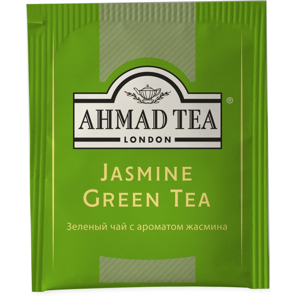 Чай Ahmad Green Jasmine Tea, зеленый, 100пак/уп