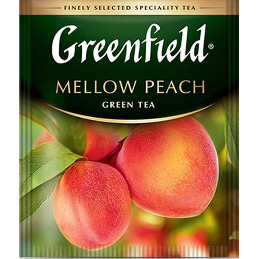 Чай Greenfield Mellow Peach (Мэллоу Пич), зеленый, 25пак/уп